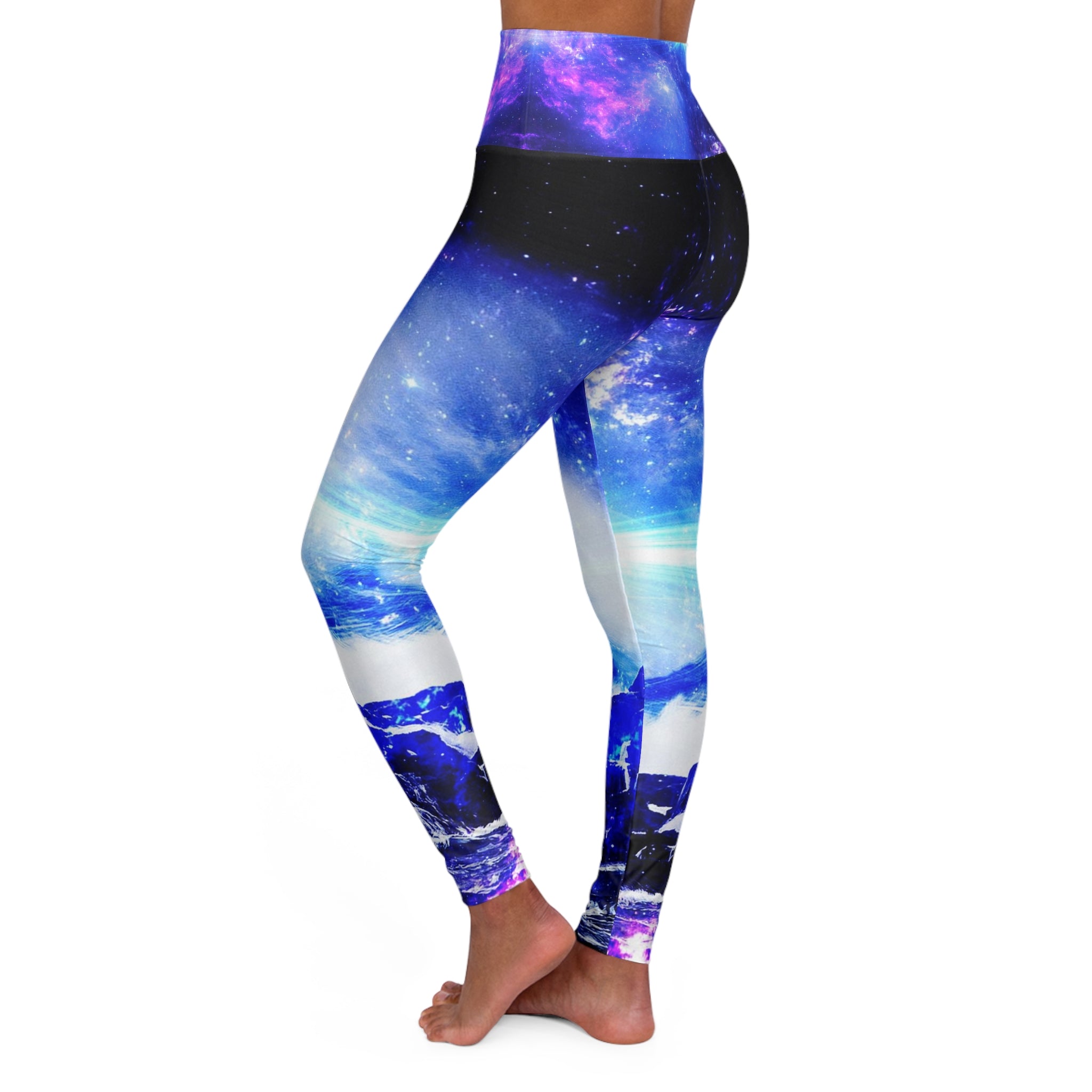 Iridescent Serenity Bay Dreams High Waisted Yoga Leggings