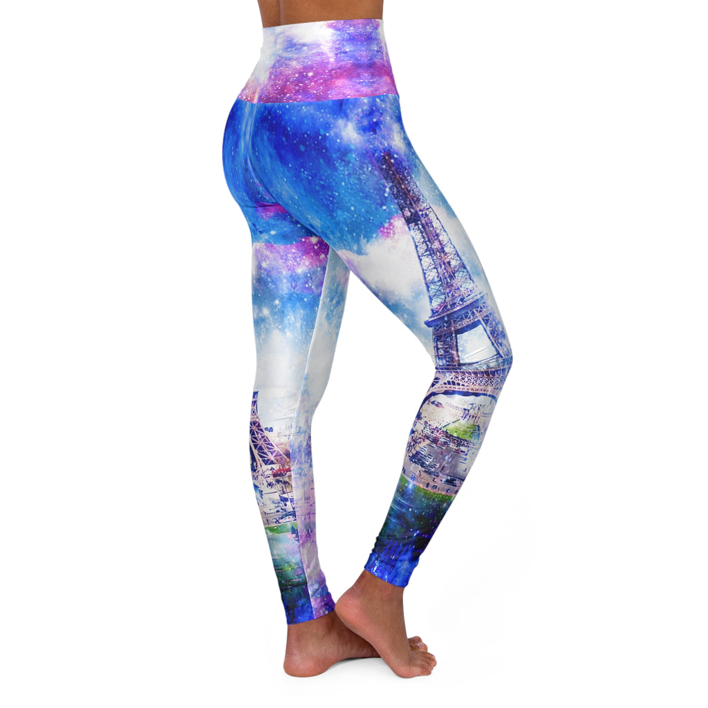 Rainbow Universe Parisian Dreams High Waisted Yoga Leggings