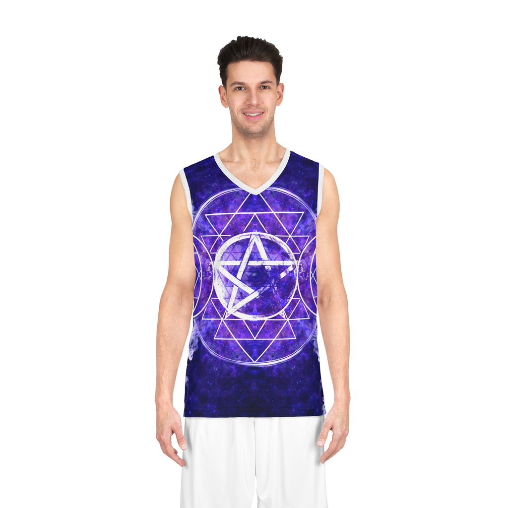 Katerina's Dragon's Eye Triple Goddess Meditations Basketball Jersey