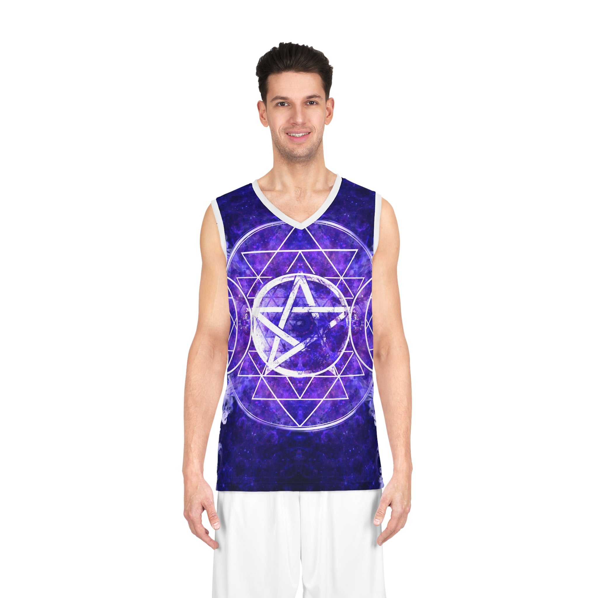 Katerina's Dragon's Eye Triple Goddess Meditations Basketball Jersey