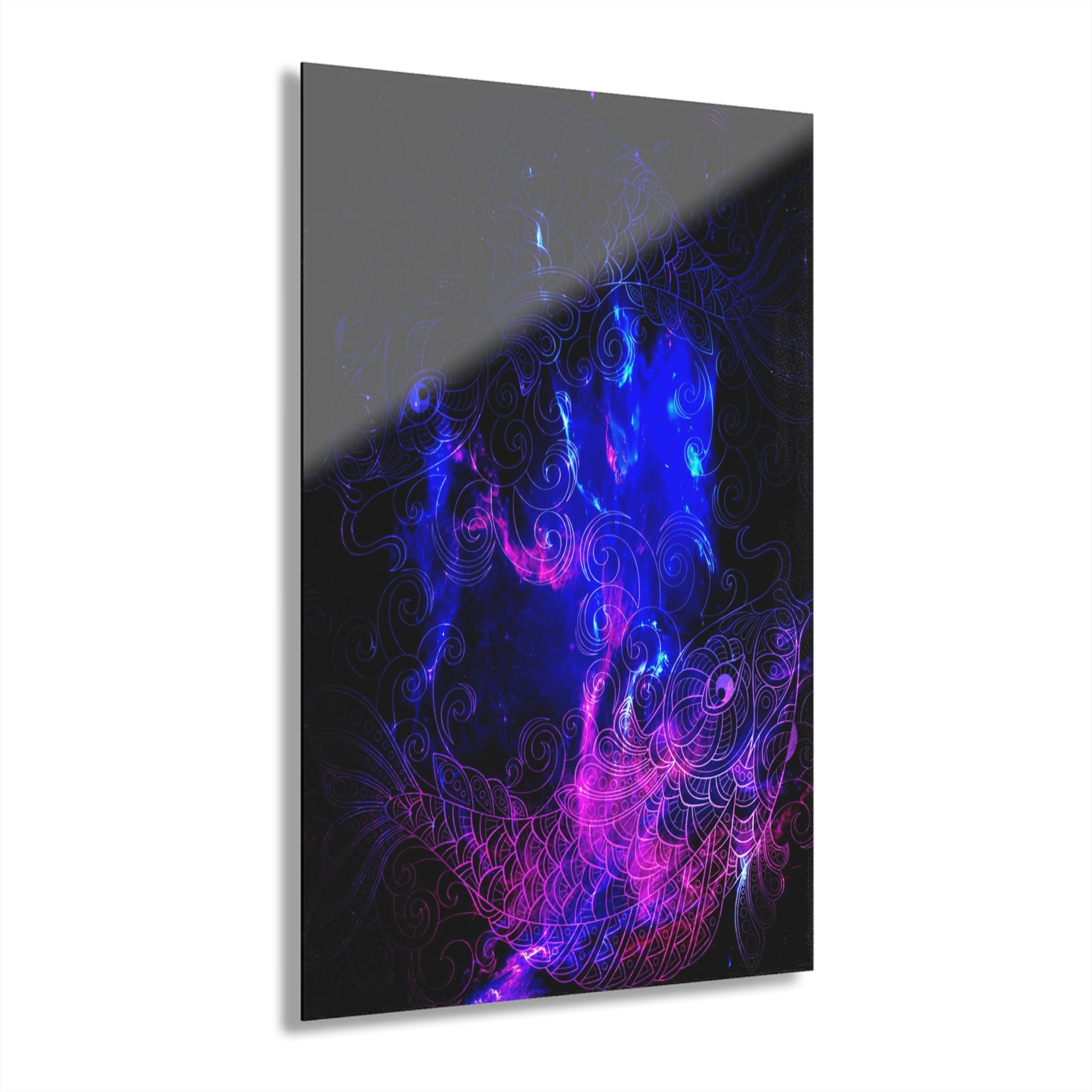 Amethyst Koi Dreams Acrylic Prints (French Cleat Hanging)