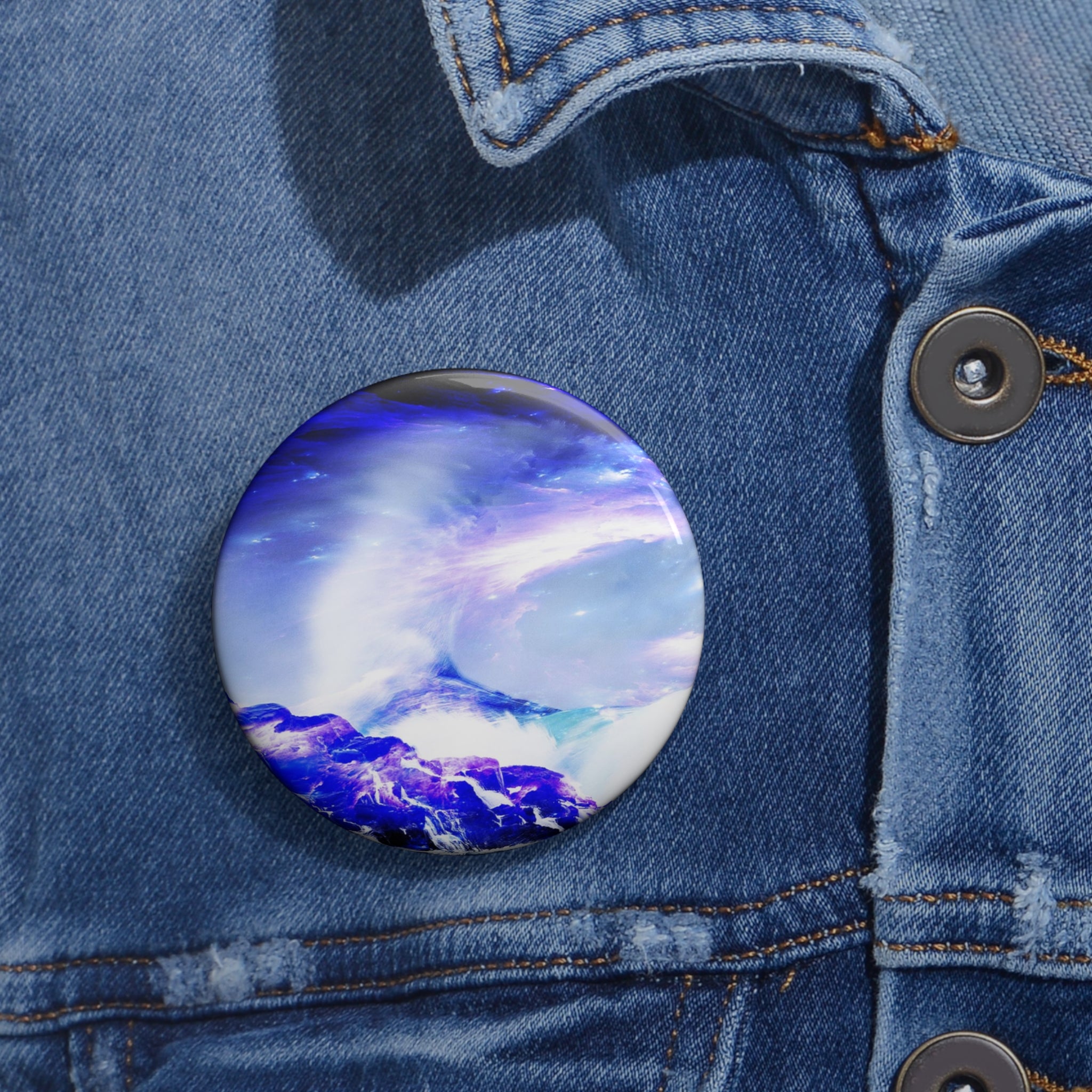 Ametyst Sapphire Serenity Bay Dreams Pin Buttons