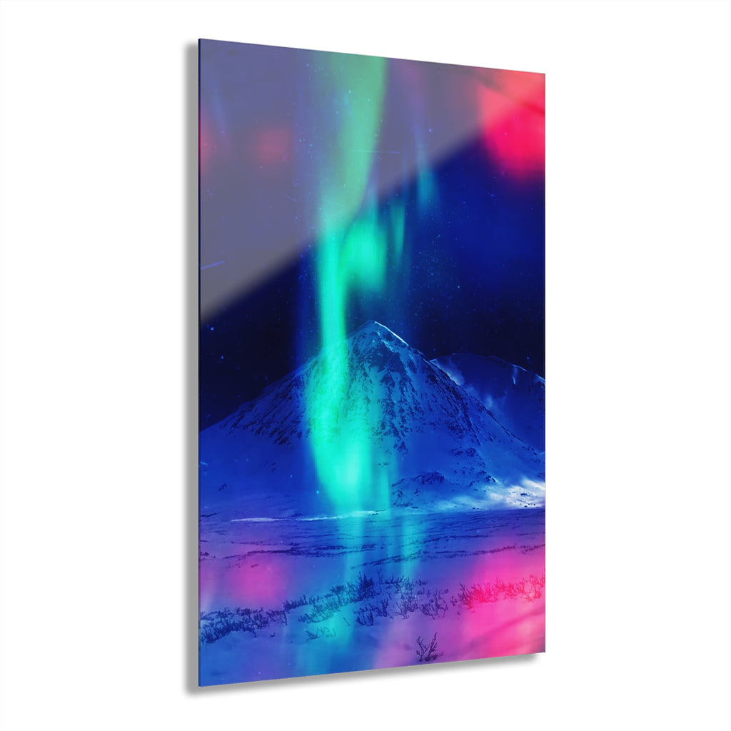 Lighted String Matanuska Dreams Acrylic Prints (French Cleat Hanging)