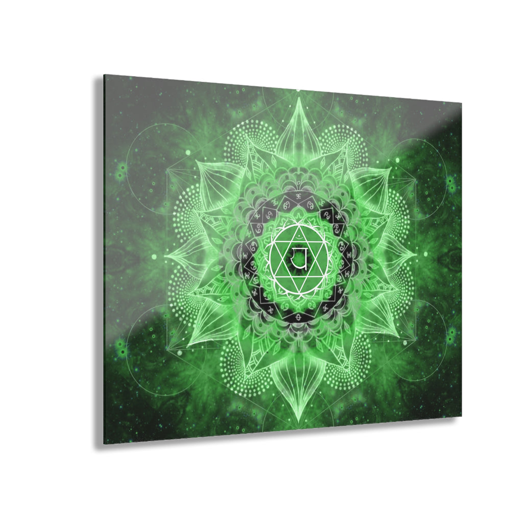Anahata Meditations Acrylic Print (French Cleat Hanging)
