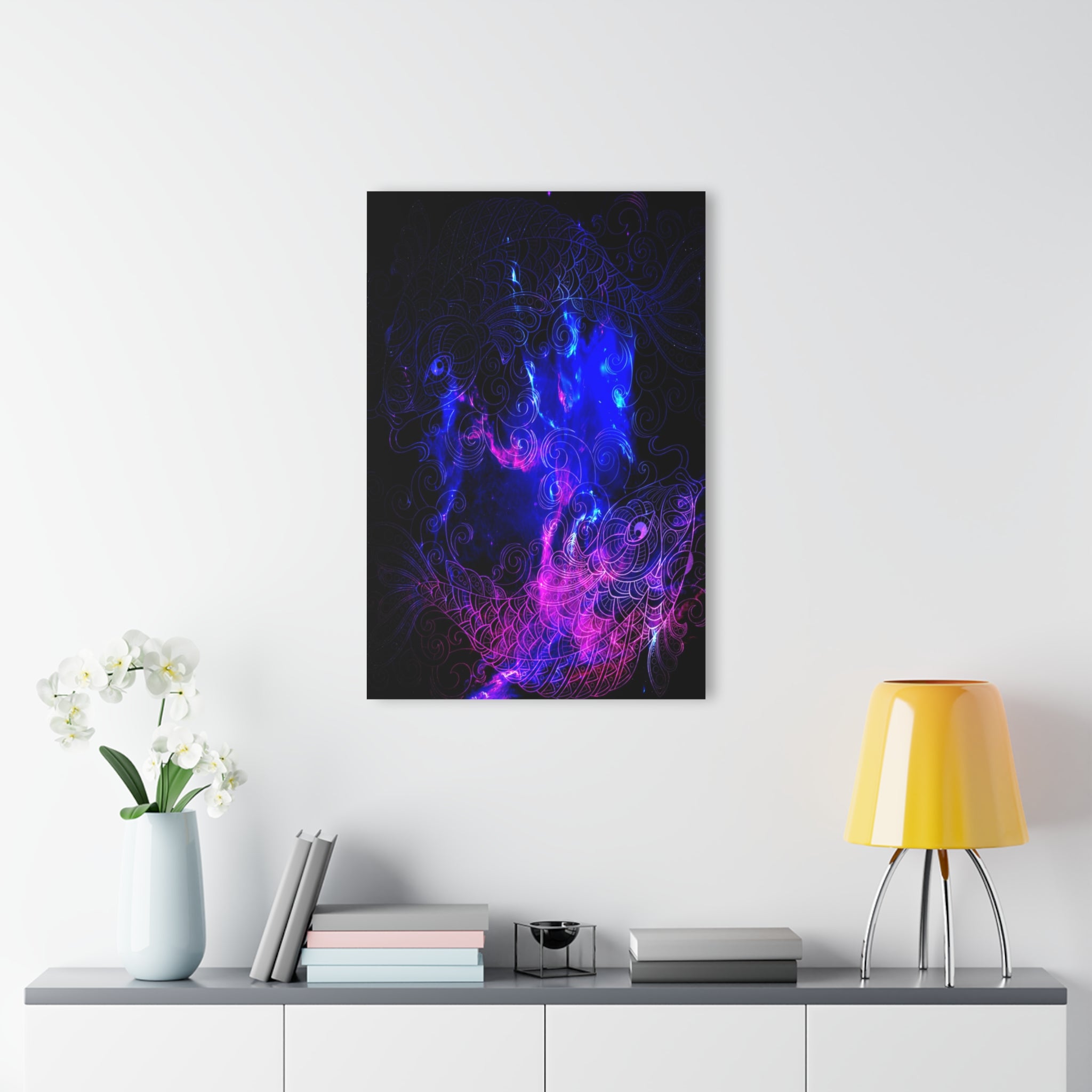 Amethyst Koi Dreams Acrylic Prints (French Cleat Hanging)