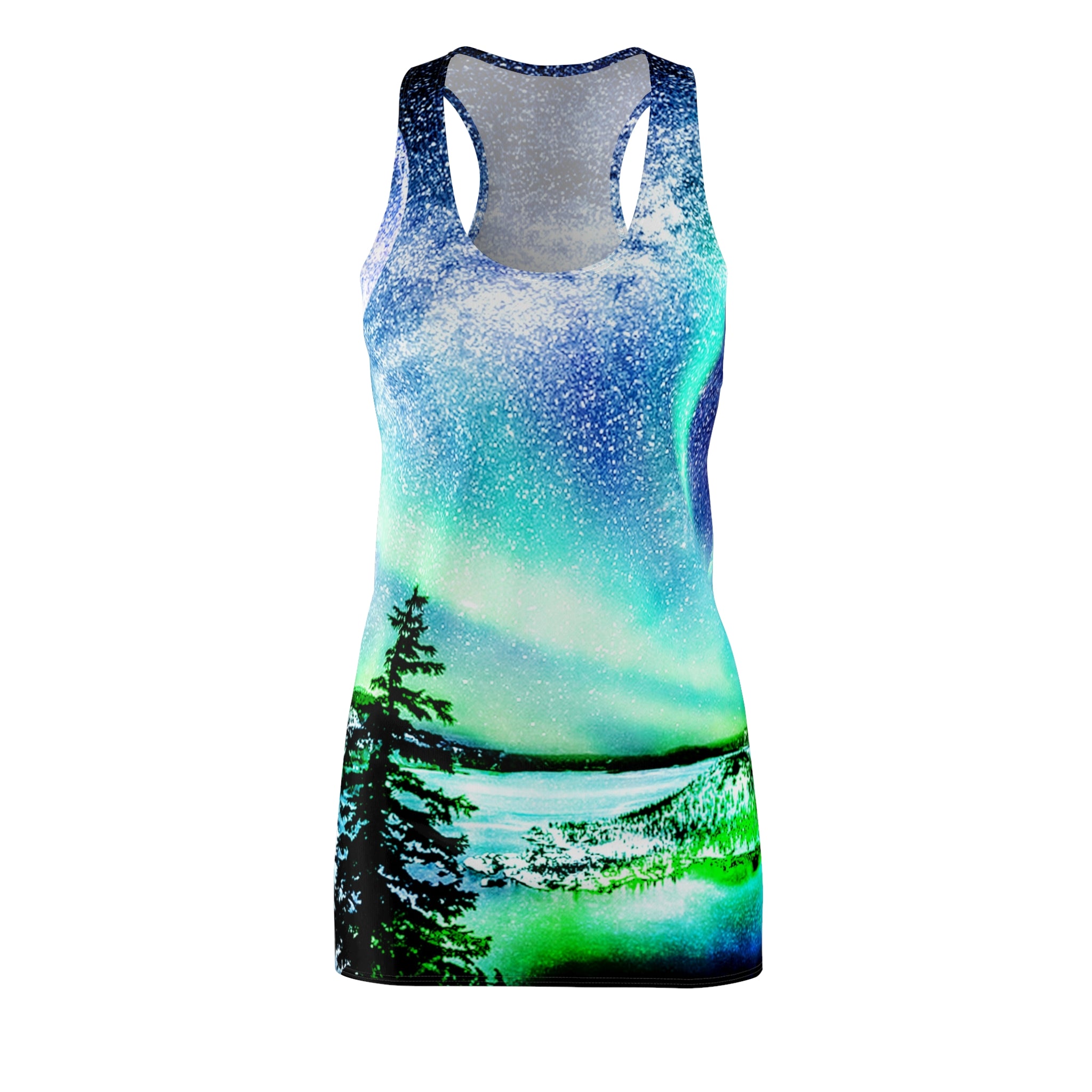Katerina's Noel Yule Night Dreams Women's Racerback Dress