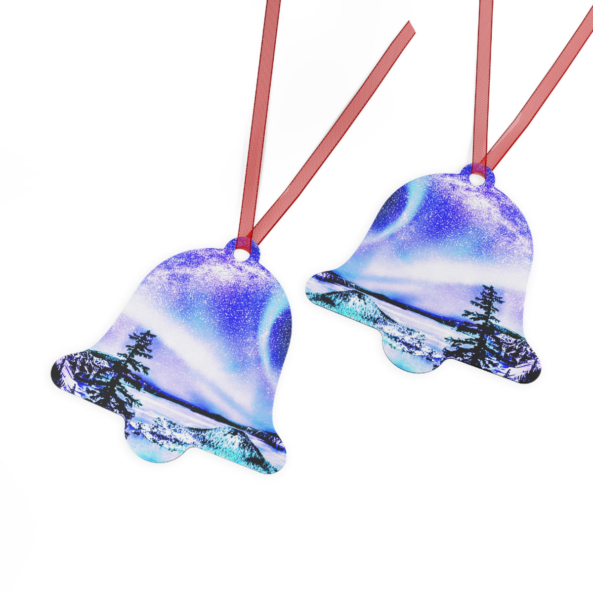 Katerina's Lolite Noel Yule Night Dreams Metal Ornaments