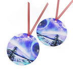 Katerina's Lolite Noel Yule Night Dreams Metal Ornaments