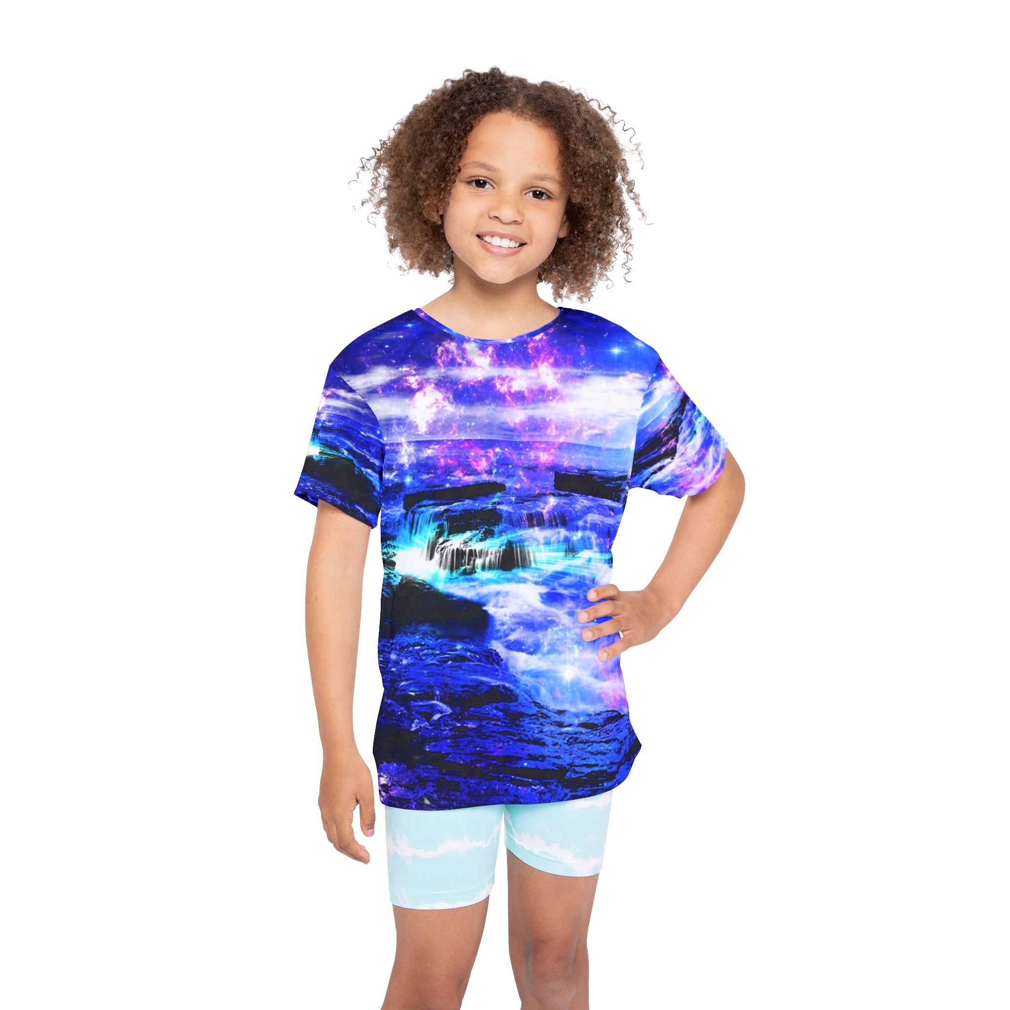 Iridescent Magickal Sea Dreams Kids Sports Jersey