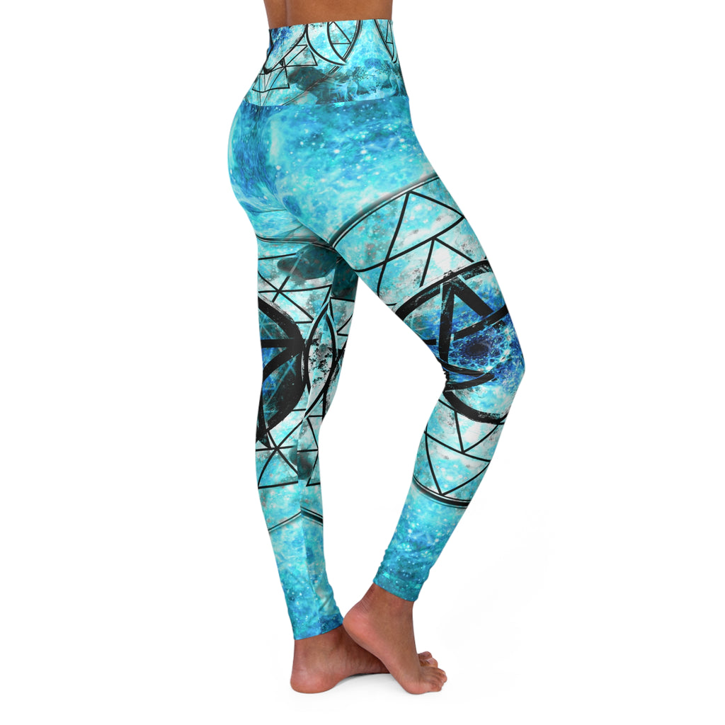 Amen Jin's All the White Horses Triple Goddess Meditations Yoga Leggings