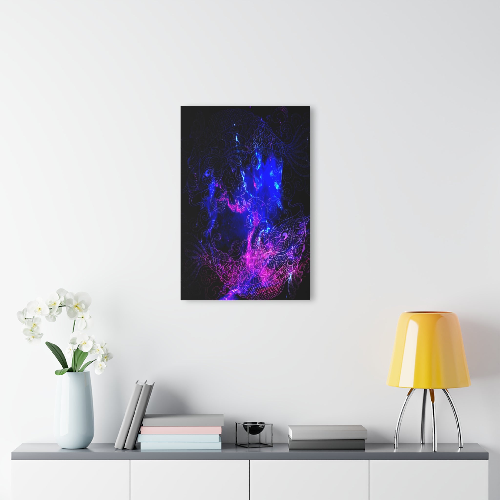 Amethyst Koi Dreams Acrylic Prints (French Cleat Hanging)