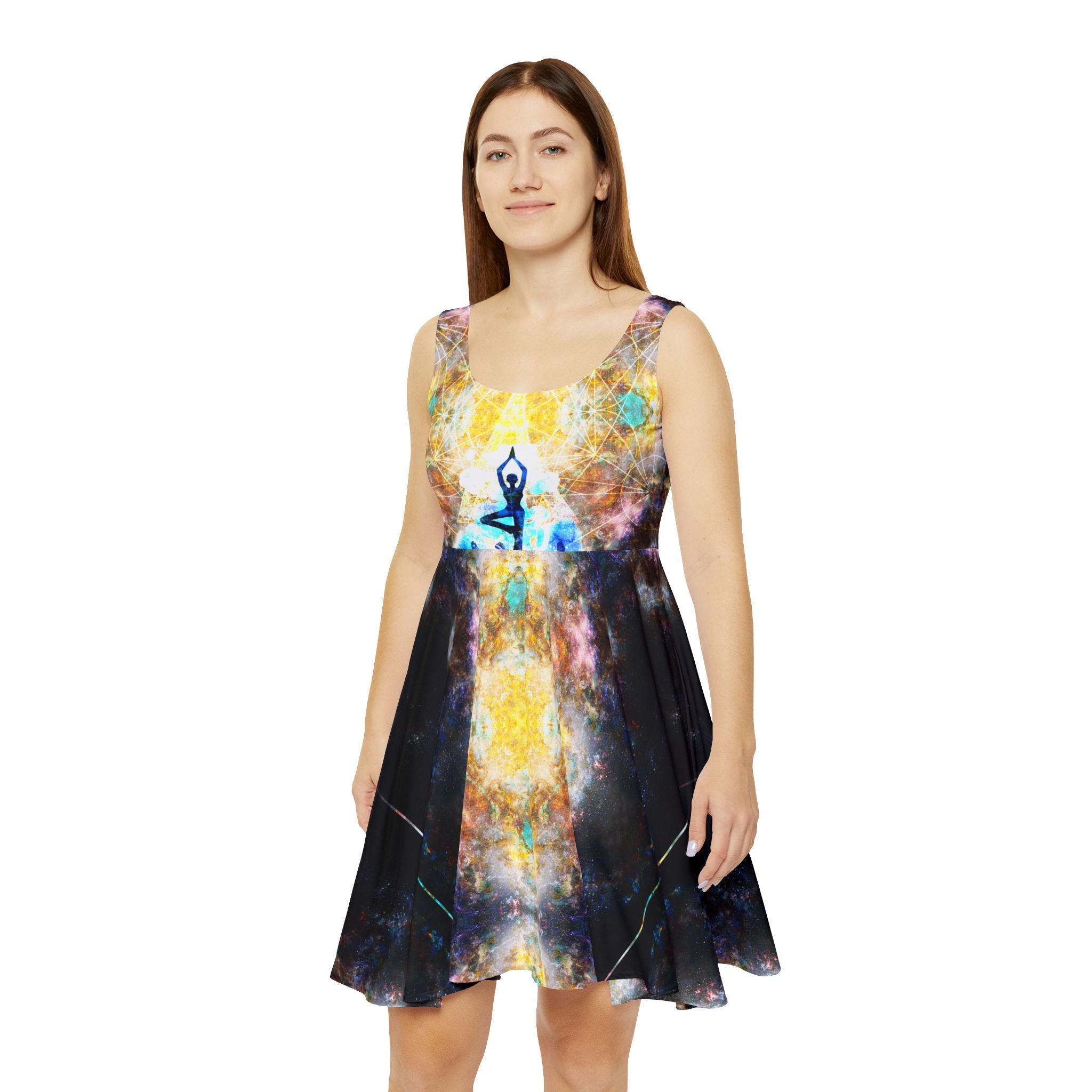 Amen Jin's Katerina's Desires to Breathe Again Parisian Meditations Women's Skater Dress