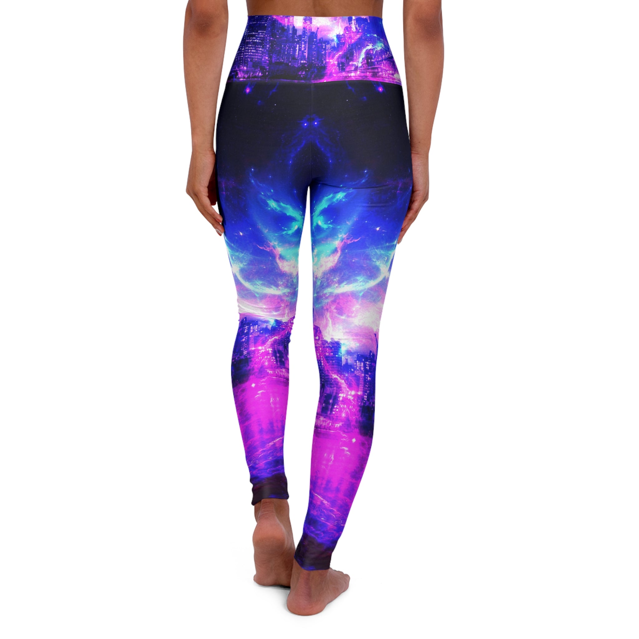 Amethyst New York Dreams High Waisted Yoga Leggings