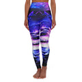 Amethyst Dancing Sea Dreams High Waisted Yoga Leggings