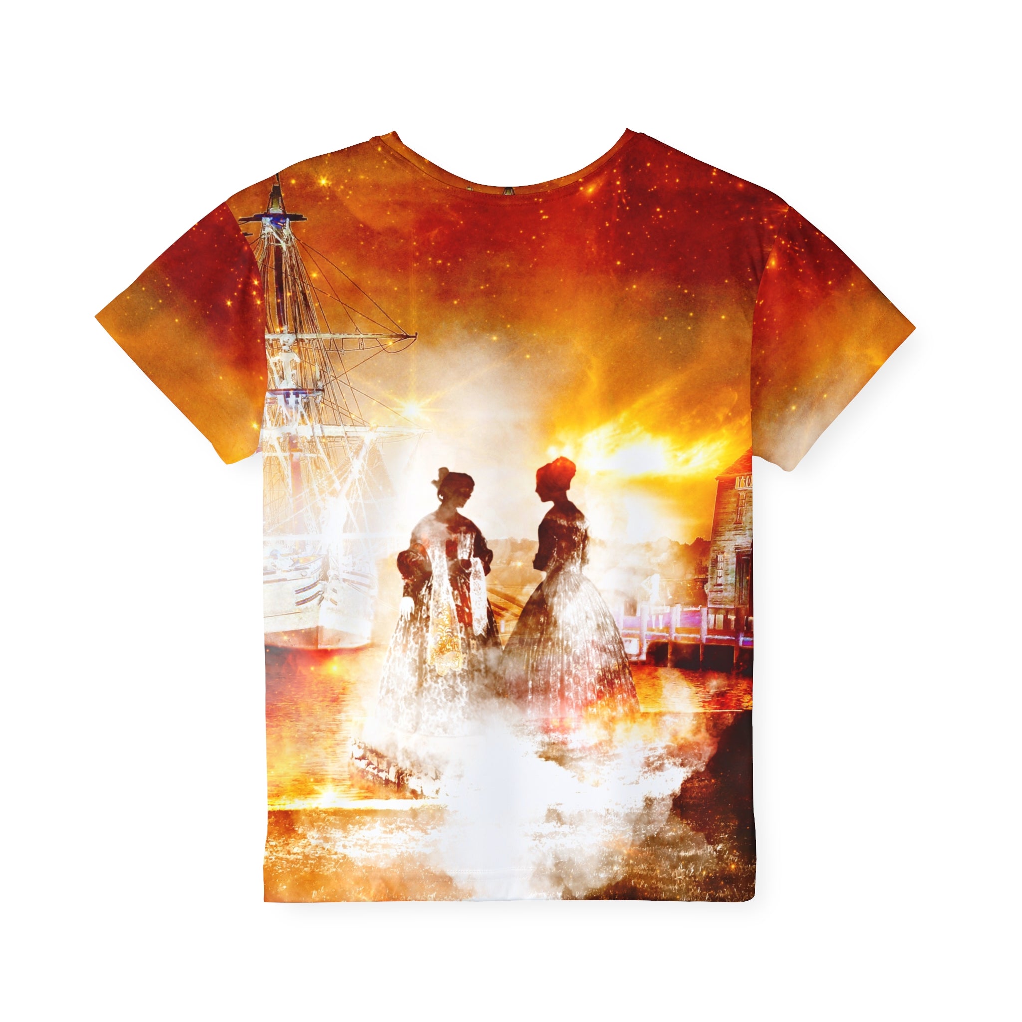 Samhain Eve Salem Harbor Dreams Kids Sports Jersey