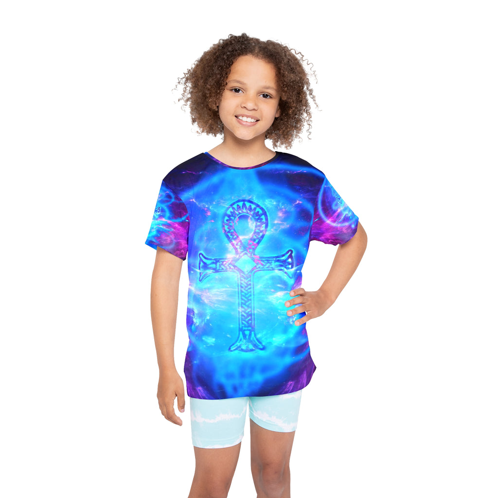 Amethyst Ankh Dreams Kids Sports Jersey