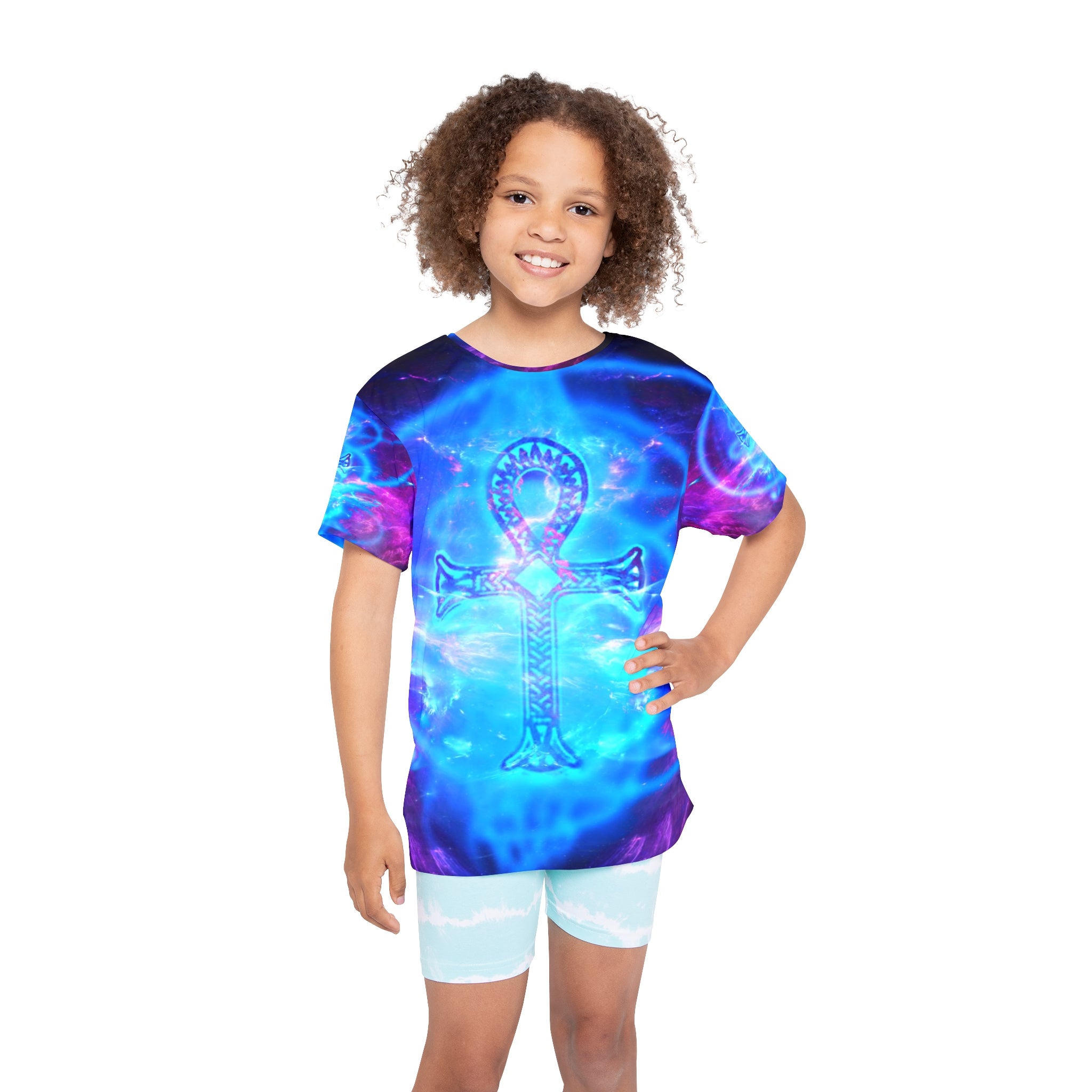 Amethyst Ankh Dreams Kids Sports Jersey