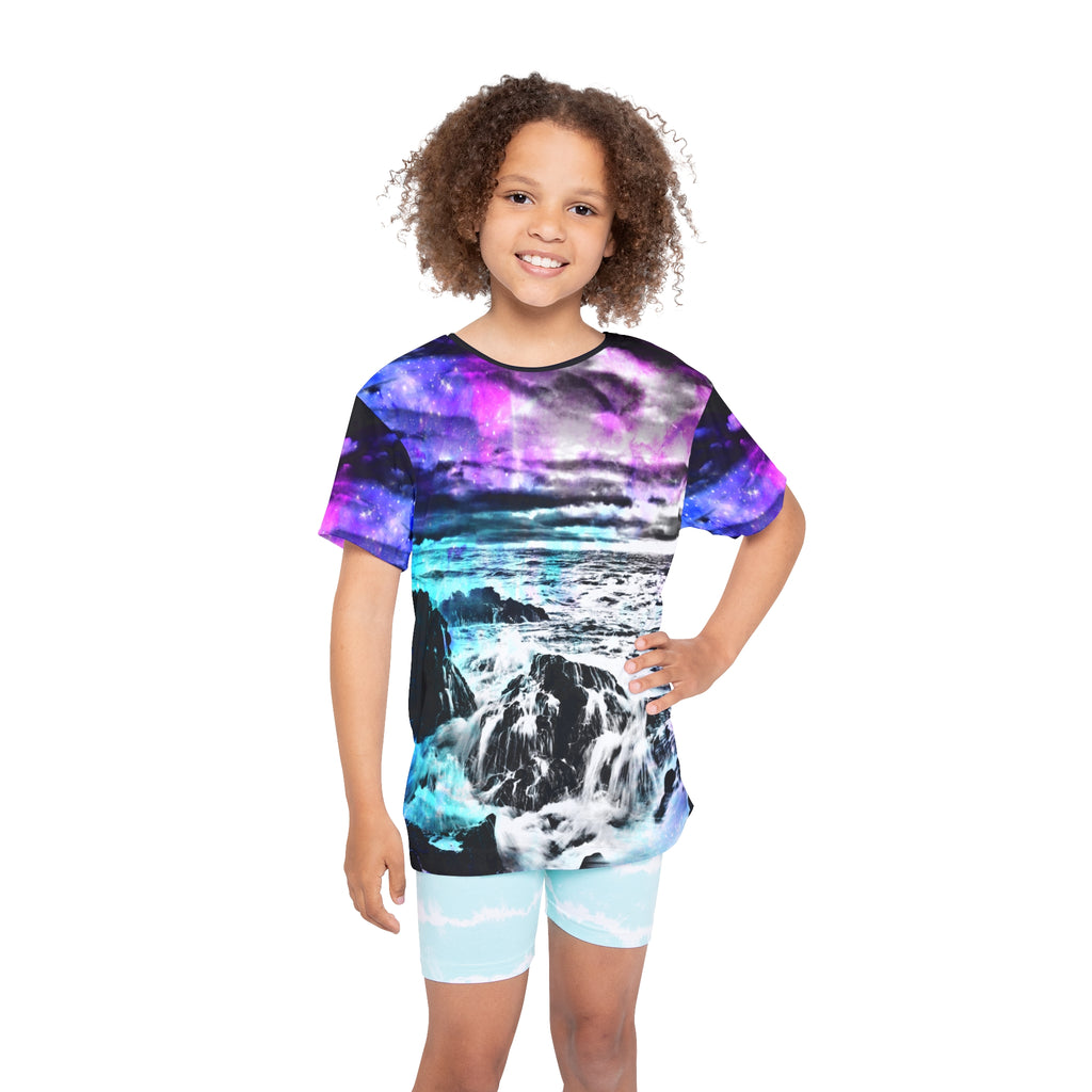 Lover's Creation's Cosmic Falls Dreams Kids Sports Jersey