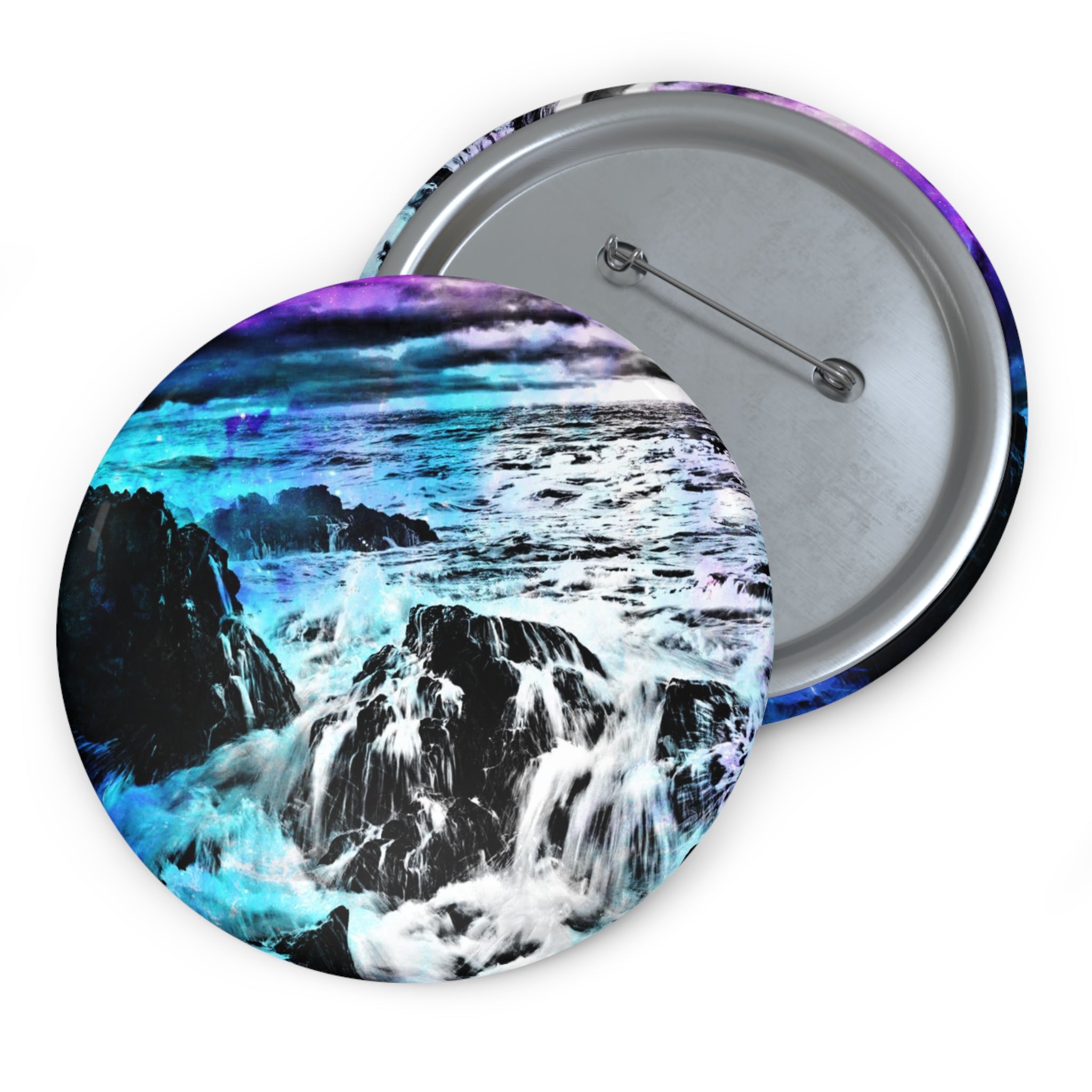 Creation's Heaven Cosmic Falls Dreams Pin Buttons