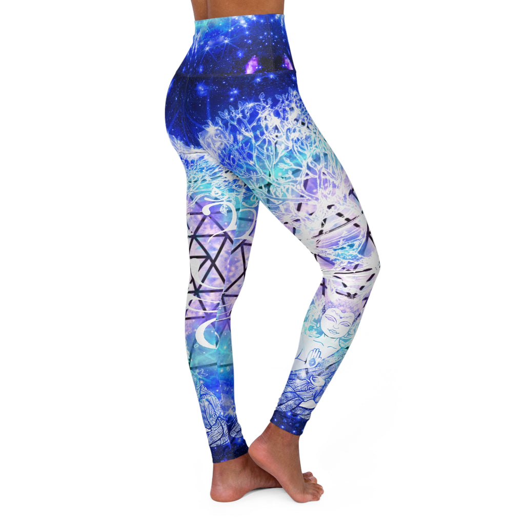 Amen Jin's Katerina's Eros and Psyche Buddha High Waisted Yoga Leggings