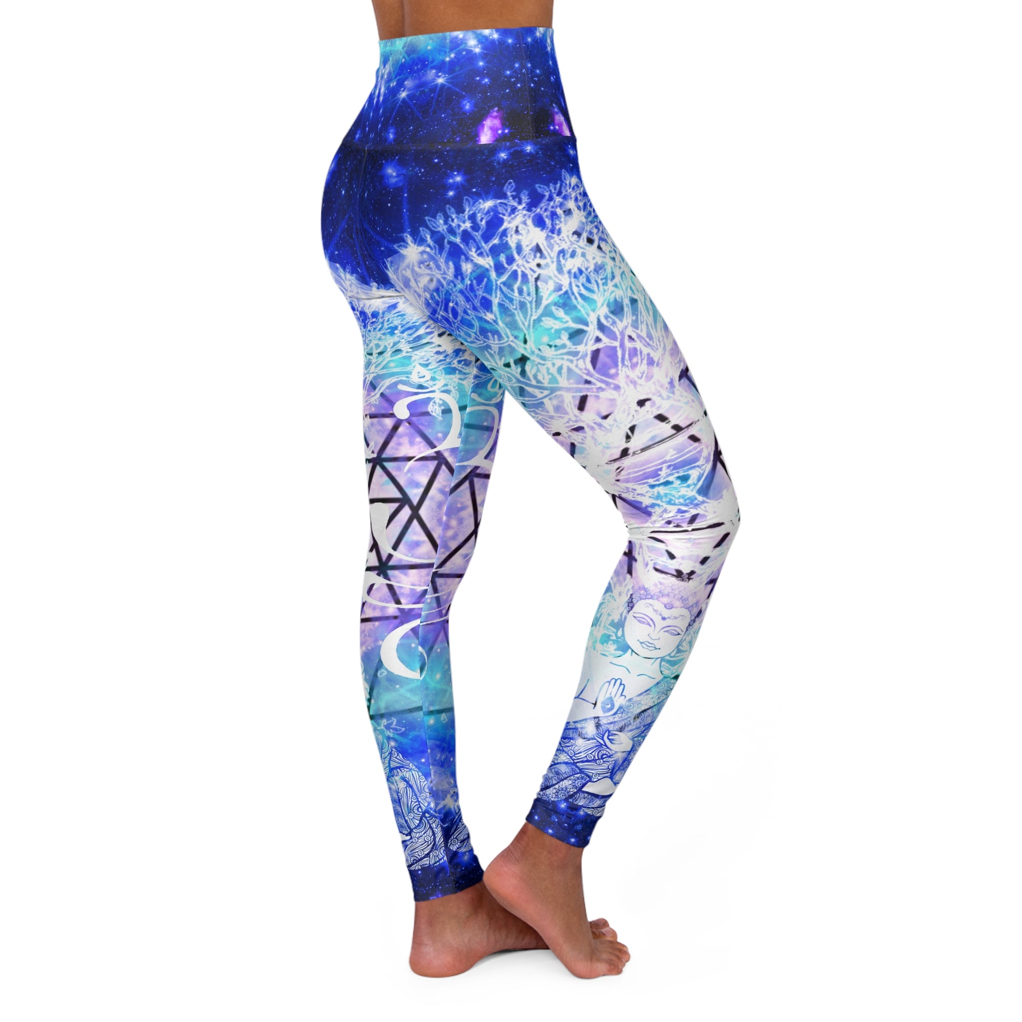 Amen Jin's Katerina's Eros and Psyche Buddha High Waisted Yoga Leggings