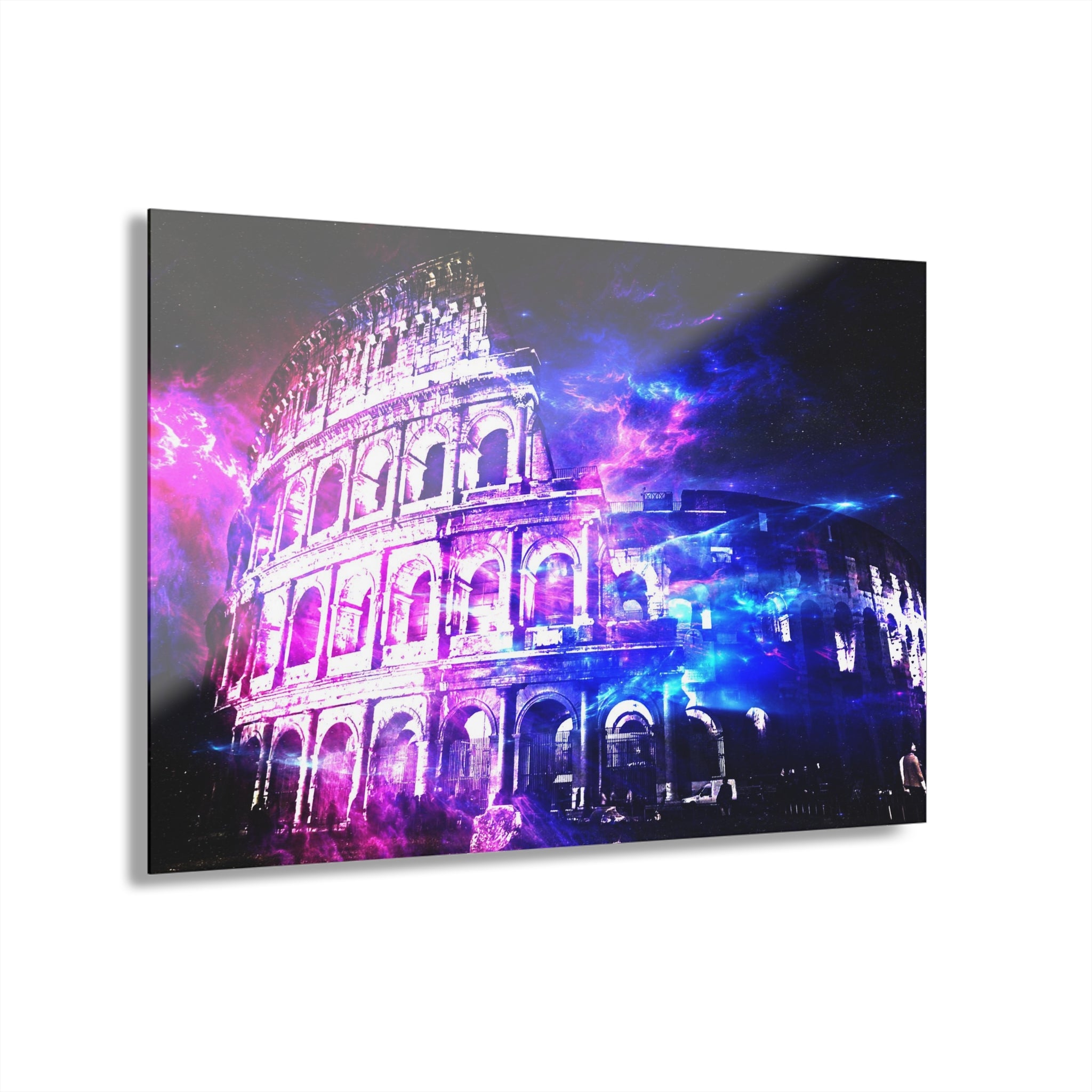 Amethyst Dreams of Roman Patterns Past Acrylic Prints (French Cleat Hanging)