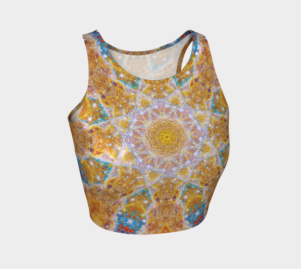 Spirited Marie all the White Horses Desires Athletic Crop Top