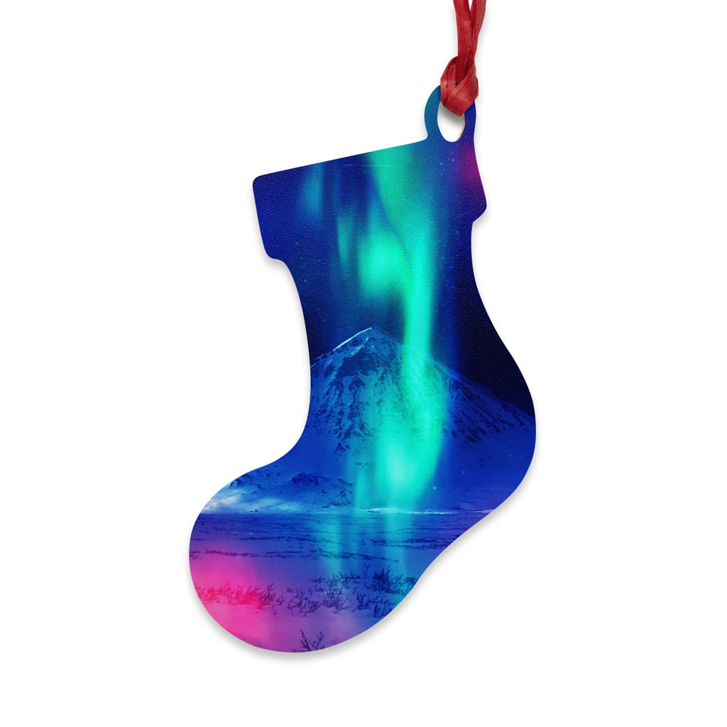 Lighted String Matanuska Dreams Wooden Ornaments