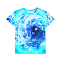 Amen Jin's Blue Fire Koi Meditations Kids Sports Jersey