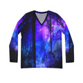 Creation's Heaven Mystic Nights Dreams Women's Long Sleeve V-neck Shirt