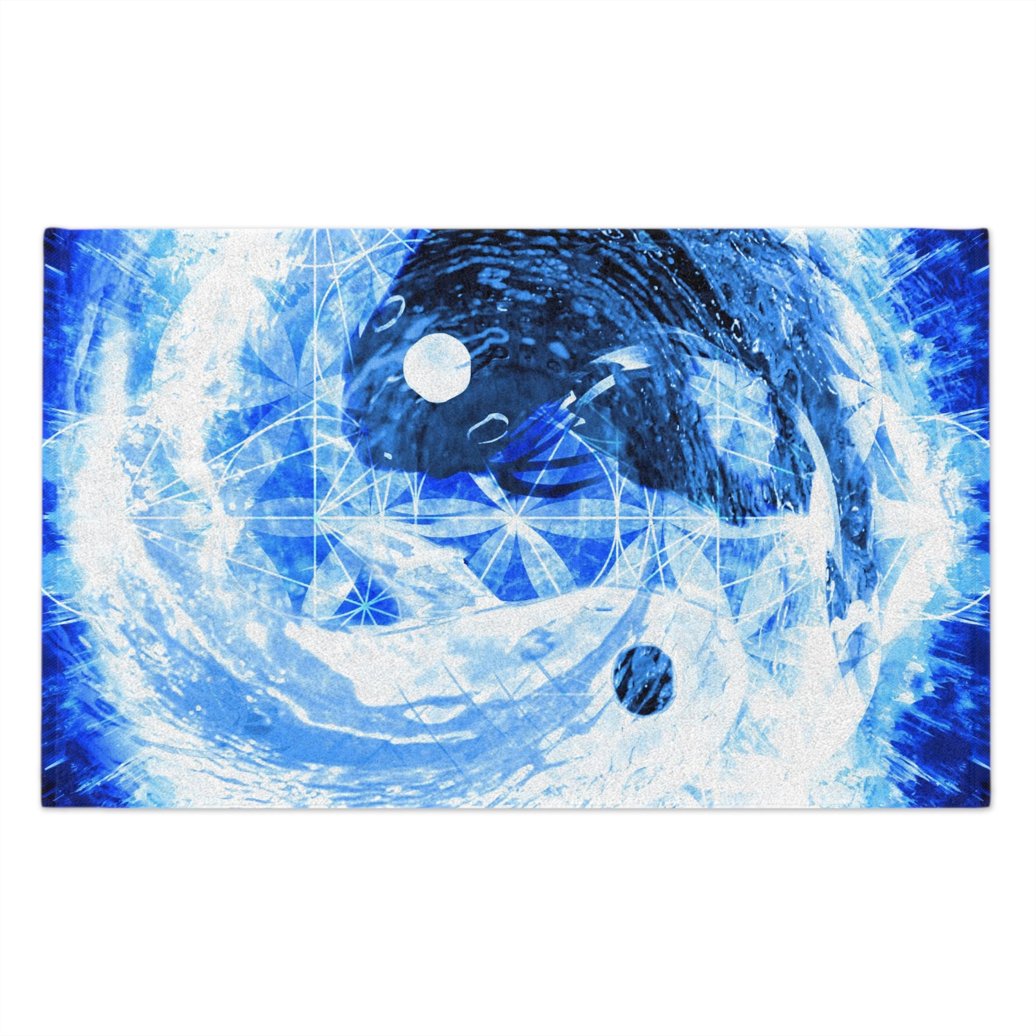 Amen Jin's Blue Sun Koi Meditations Rally Towel, 11x18