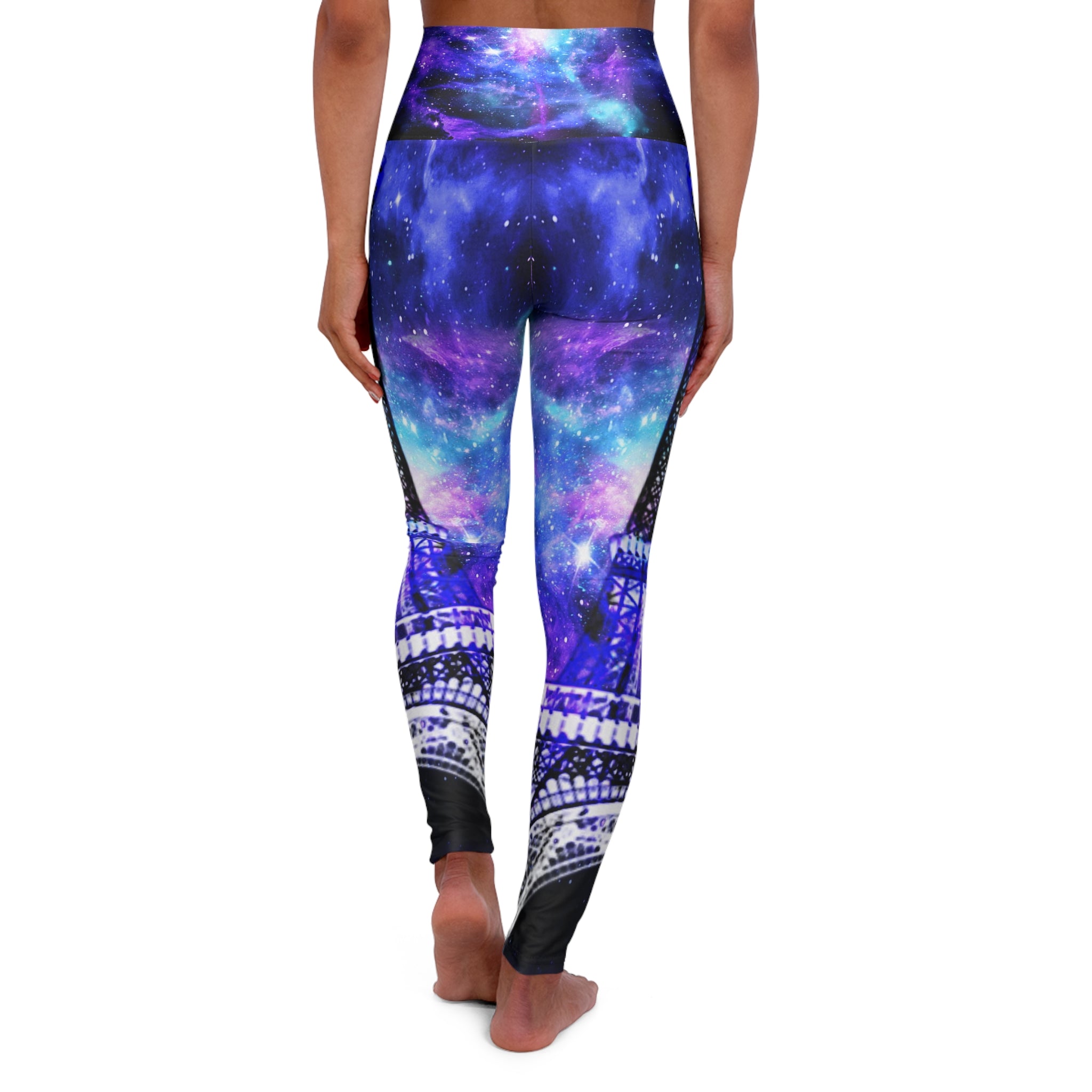 Mystic Cosmic Falls Dreams High Waisted Yoga Leggings