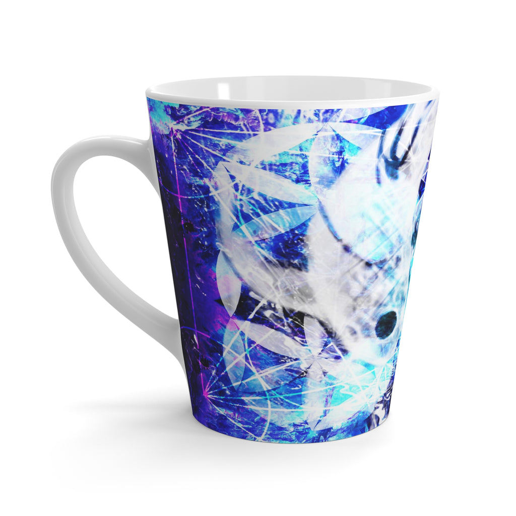 Amen Jin's Dragon's Gate Koi Meditations Latte Mug