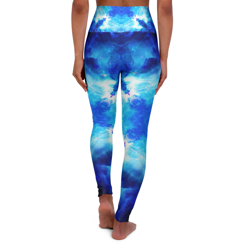 Amen Jin's Mandala of Dragon Fire Desires High Waisted Yoga Leggings
