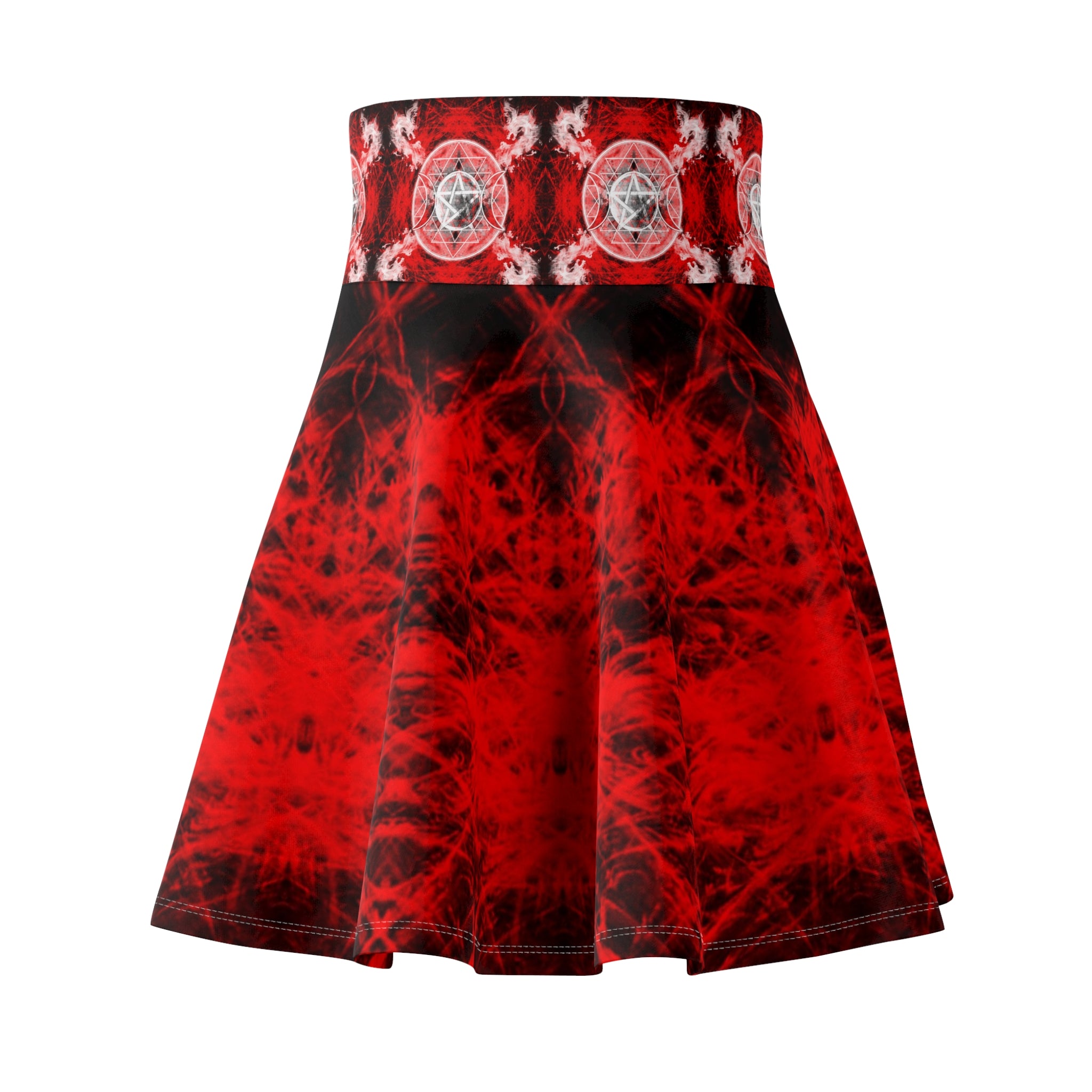 Katerina's Waiting for Hello Triple Goddess Meditations Women's Skater Skirt