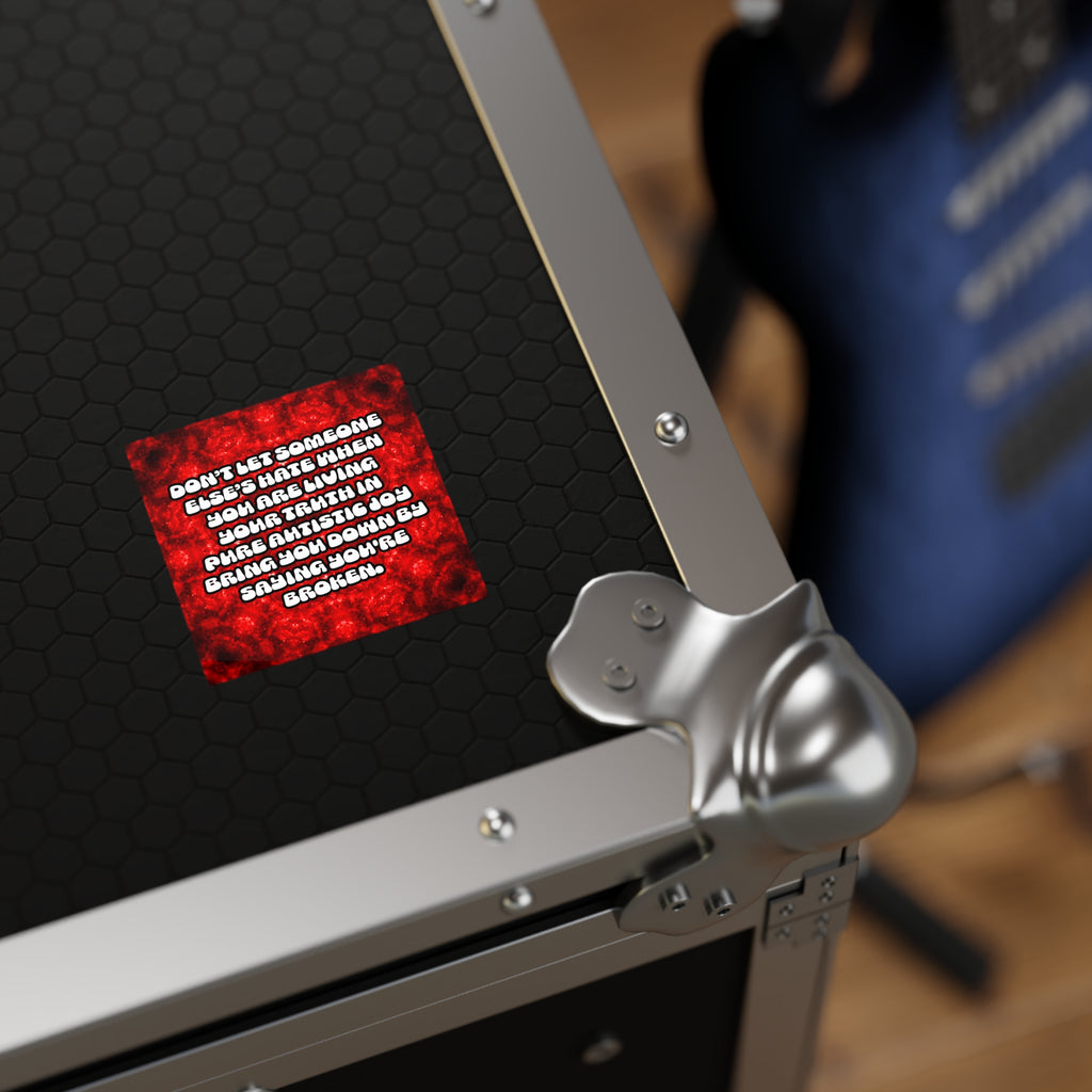 Katerina's Battle Symphony Desires 2022 "Don't Let" Square Stickers, Indoor\Outdoor