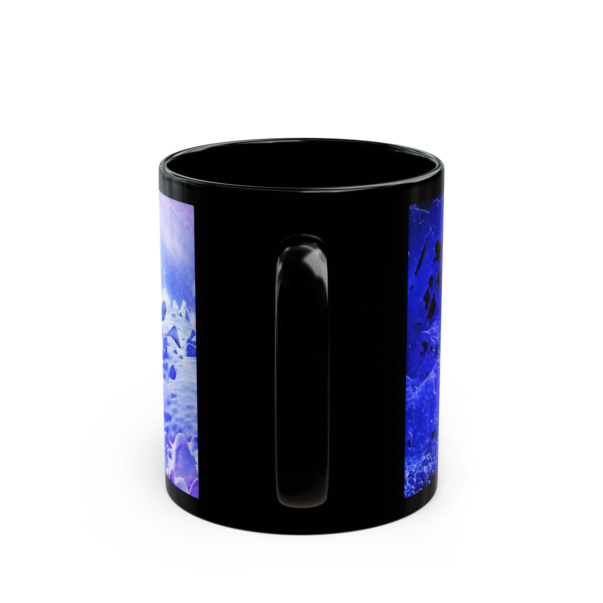 Amethyst Yule Night Dreams Black Mug