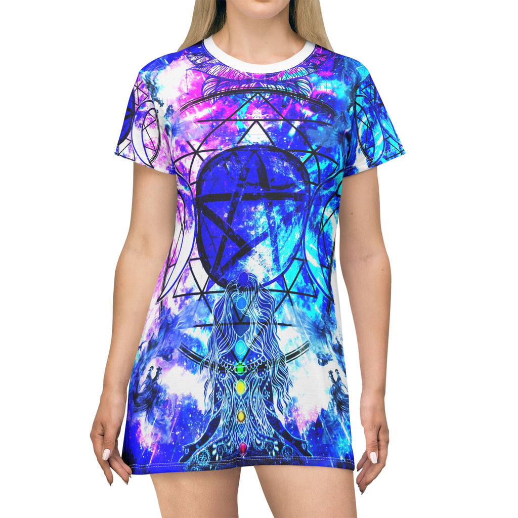 Creation's Magical Awakening Desires Meditations T-Shirt Dress