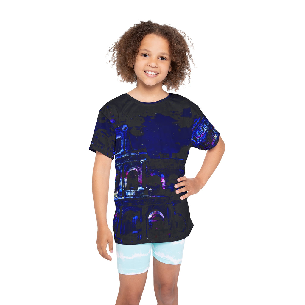 Lover's Dreams of Roman Patterns Past Kids Sports Jersey