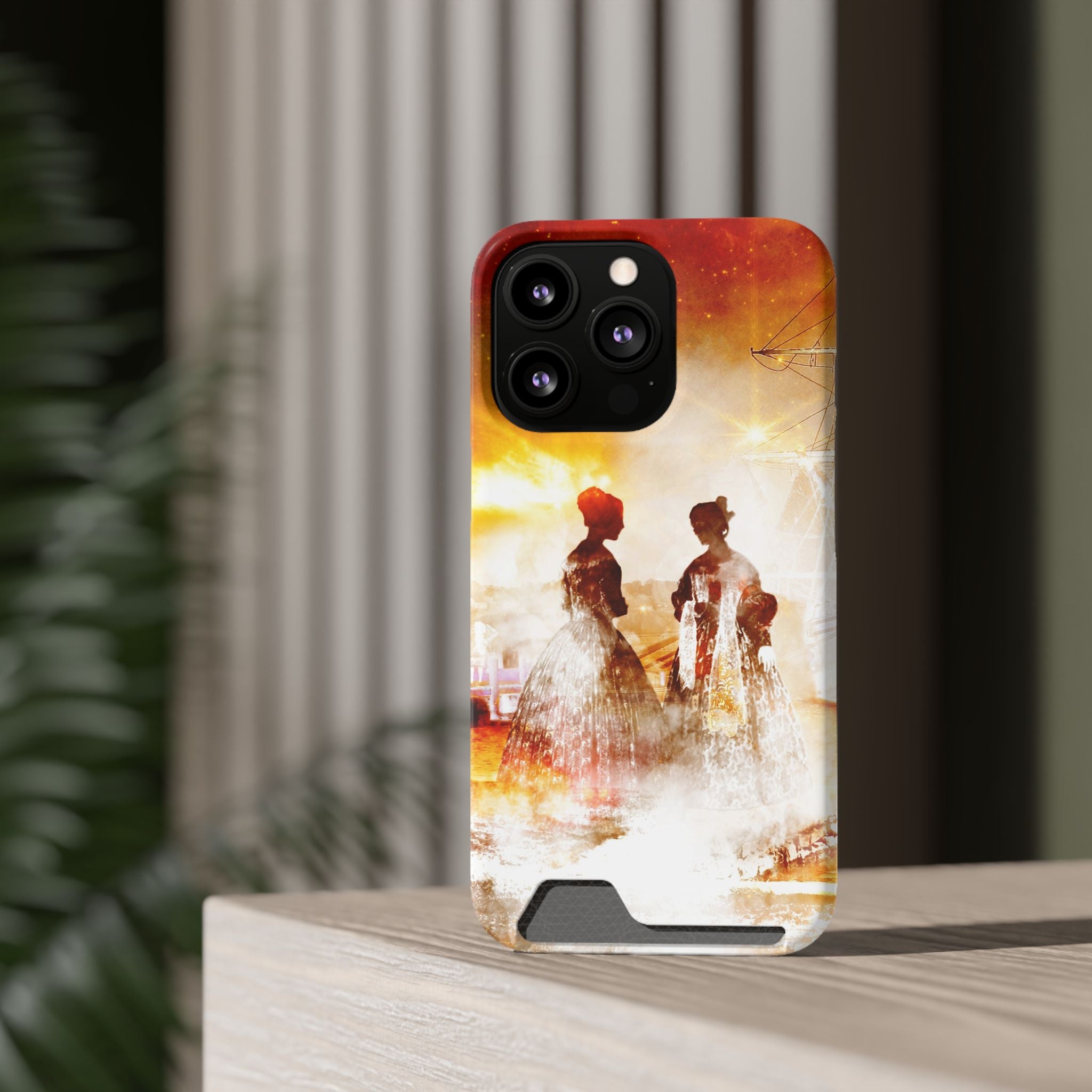 Samhain Eve Salem Harbor Dreams Phone Case With Card Holder