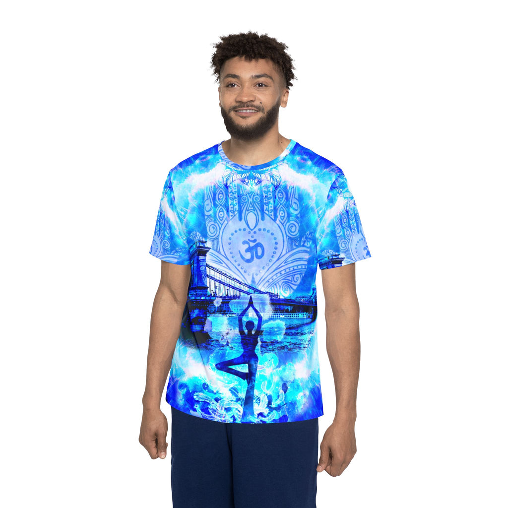 Amen Jin's Blue Sun Budapest Meditations Men's Sports Jersey