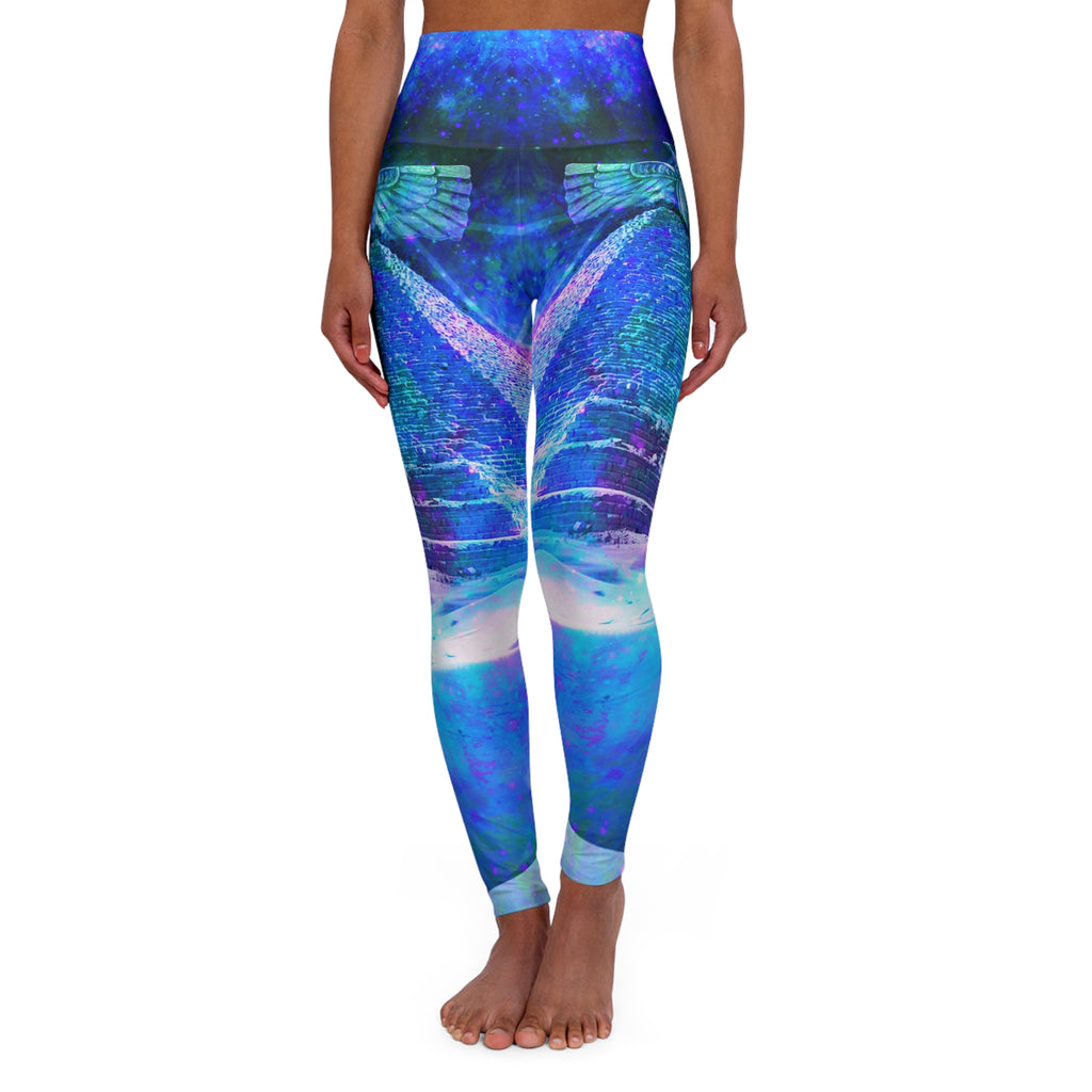 Amen Jin's Memories of Yesterday Meditations High Waisted Yoga Leggings
