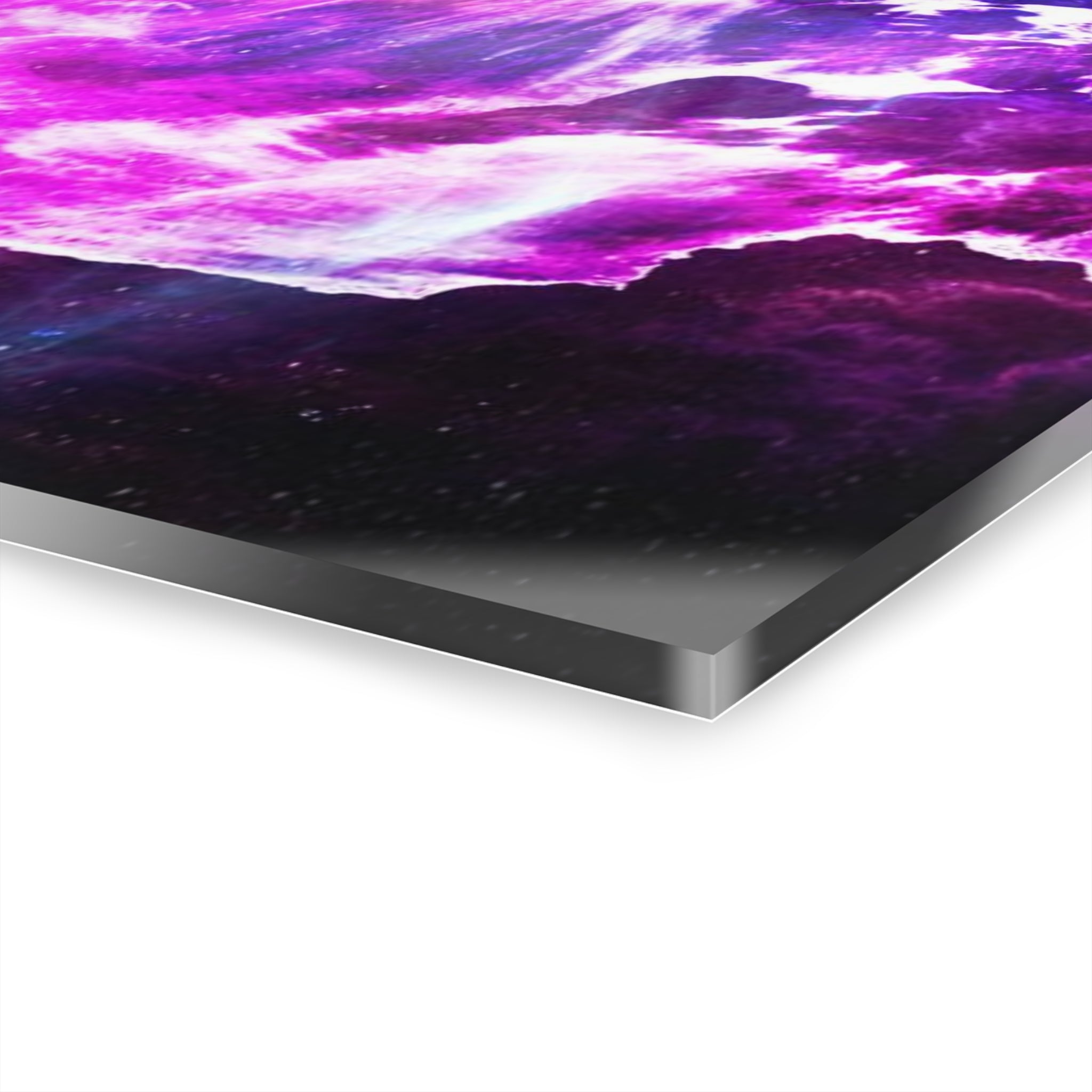 Amethyst Cosmic Falls Dreams Acrylic Prints (French Cleat Hanging)