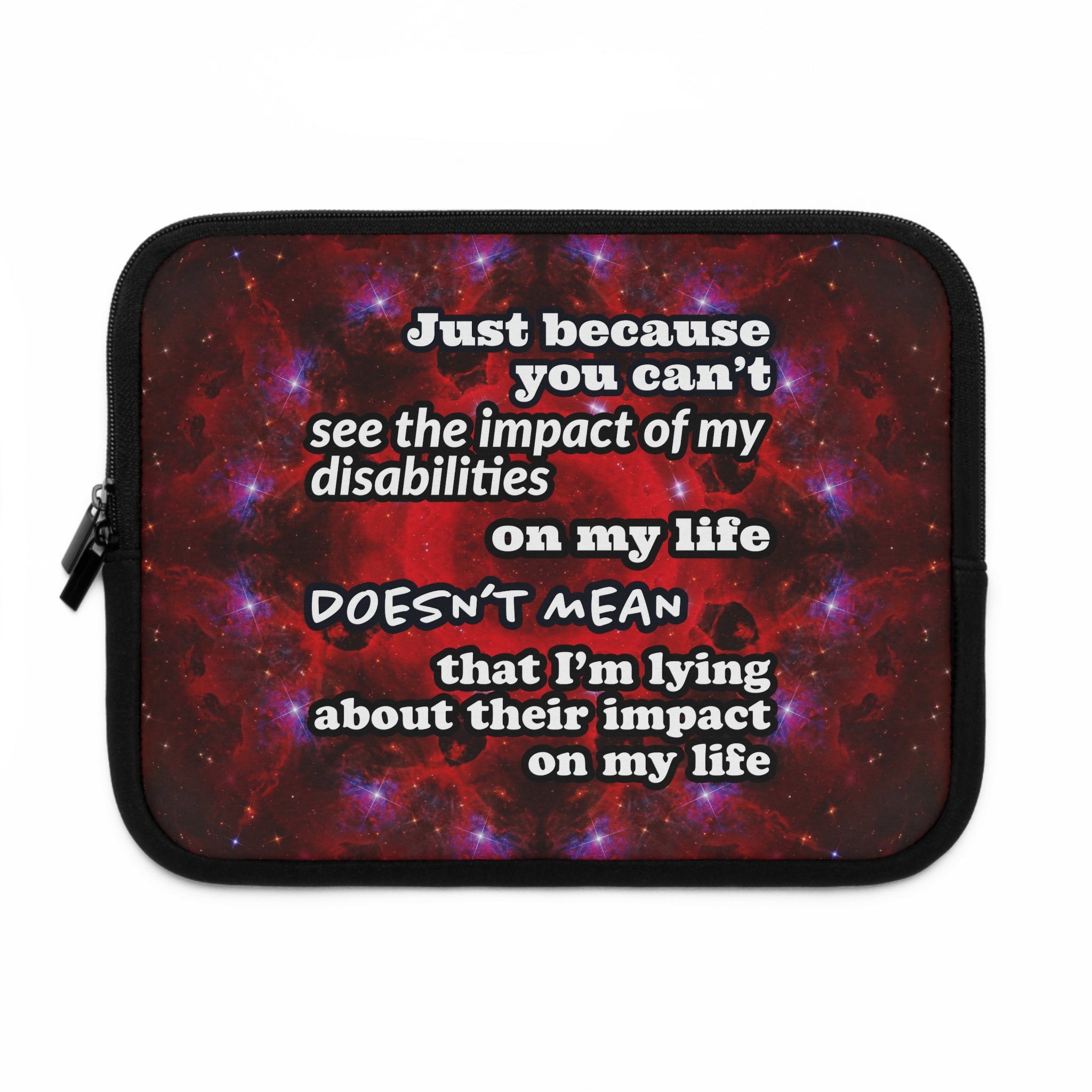 Katerina’s Battle Symphony Desires "Just Because You Can't" Laptop Sleeve