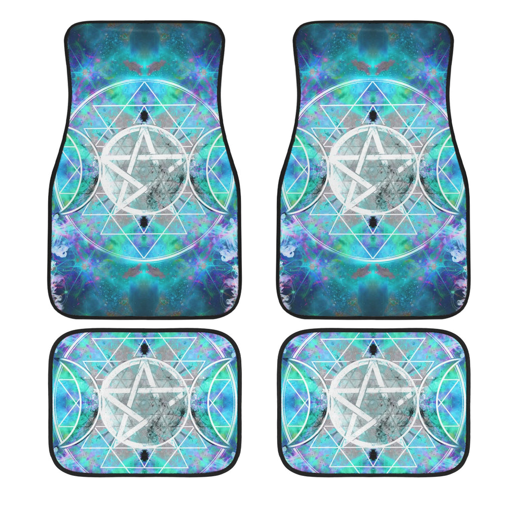 Katerina's Now and Forever Triple Goddess Meditations 4-Piece Car Floor Mats （Customized Separately）| Ships from USA
