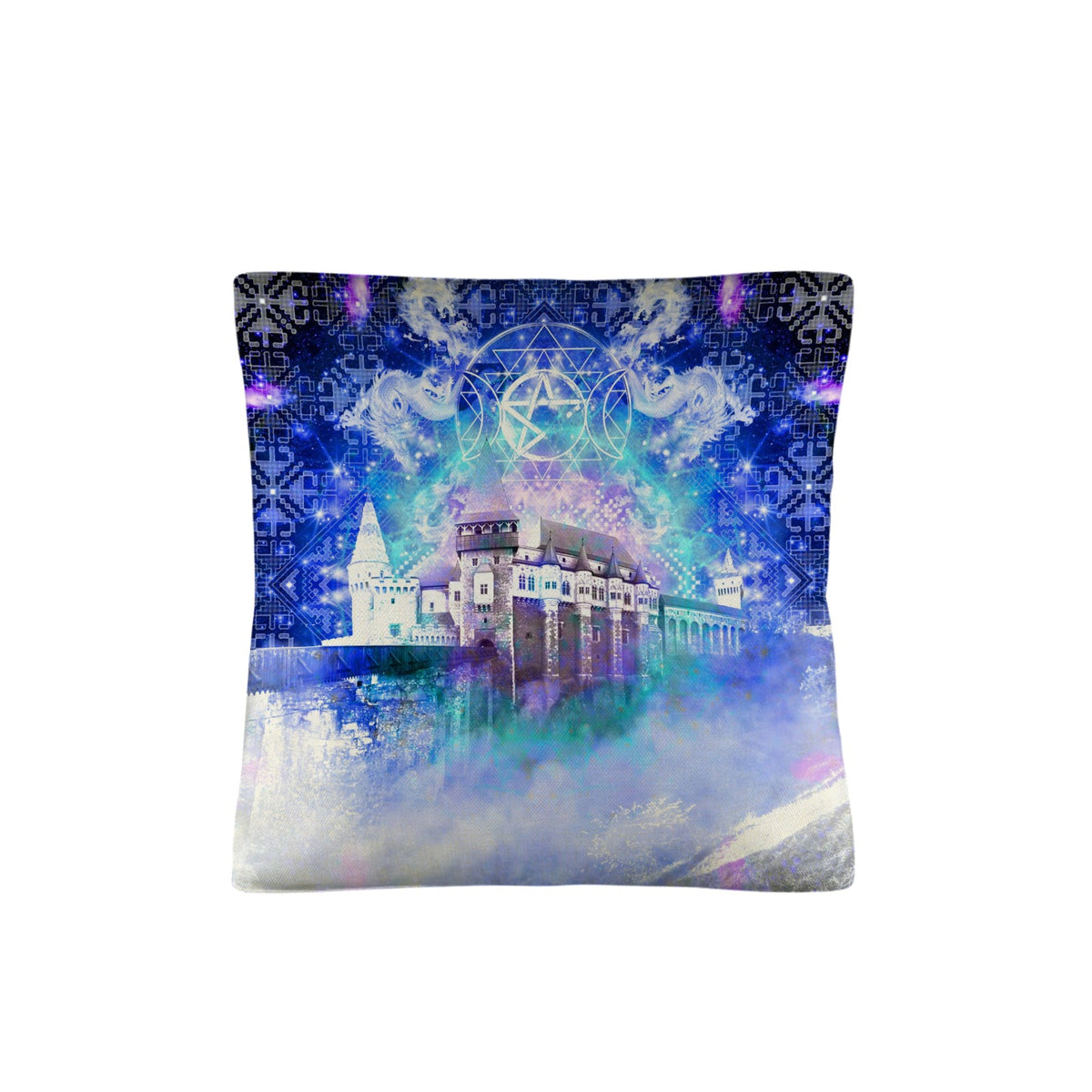 Amen Jin's Katerina's Eros & Psyche Dracularian Meditations Linen Throw Pillow 18" x 18" ( 1 Piece ) | Ships from USA