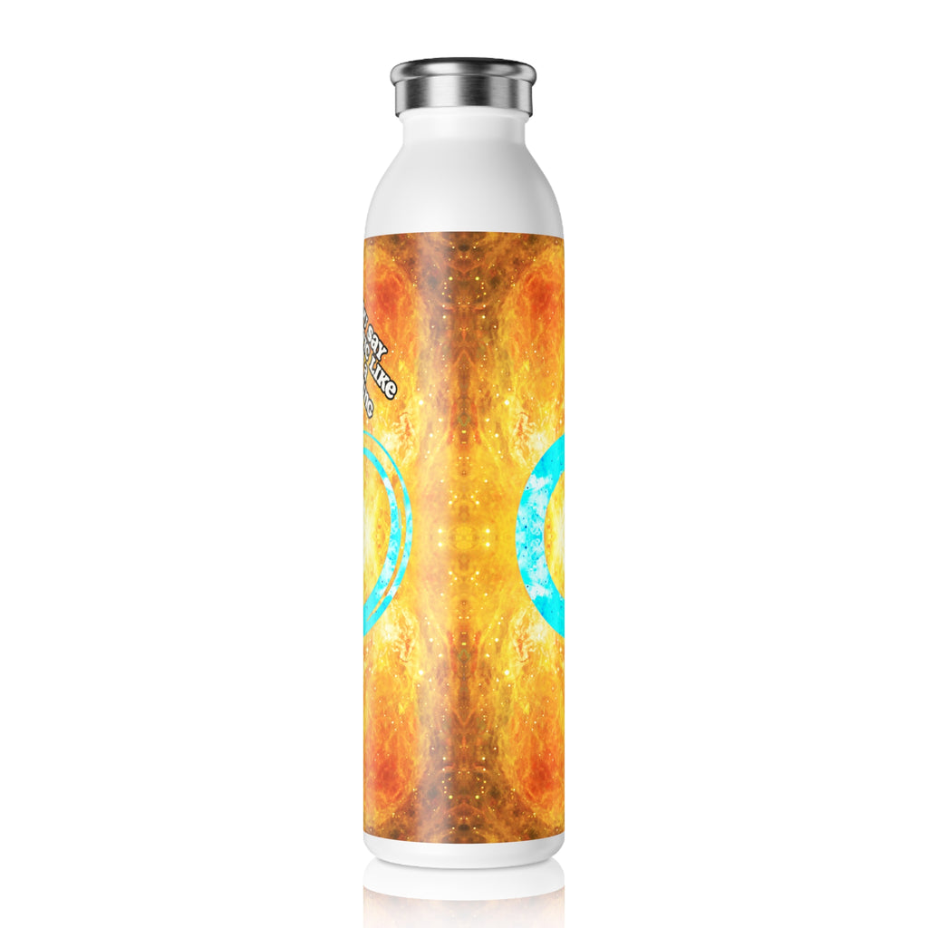Katerina's Autistic Gold Desires "You Say Autistic" Slim Water Bottle