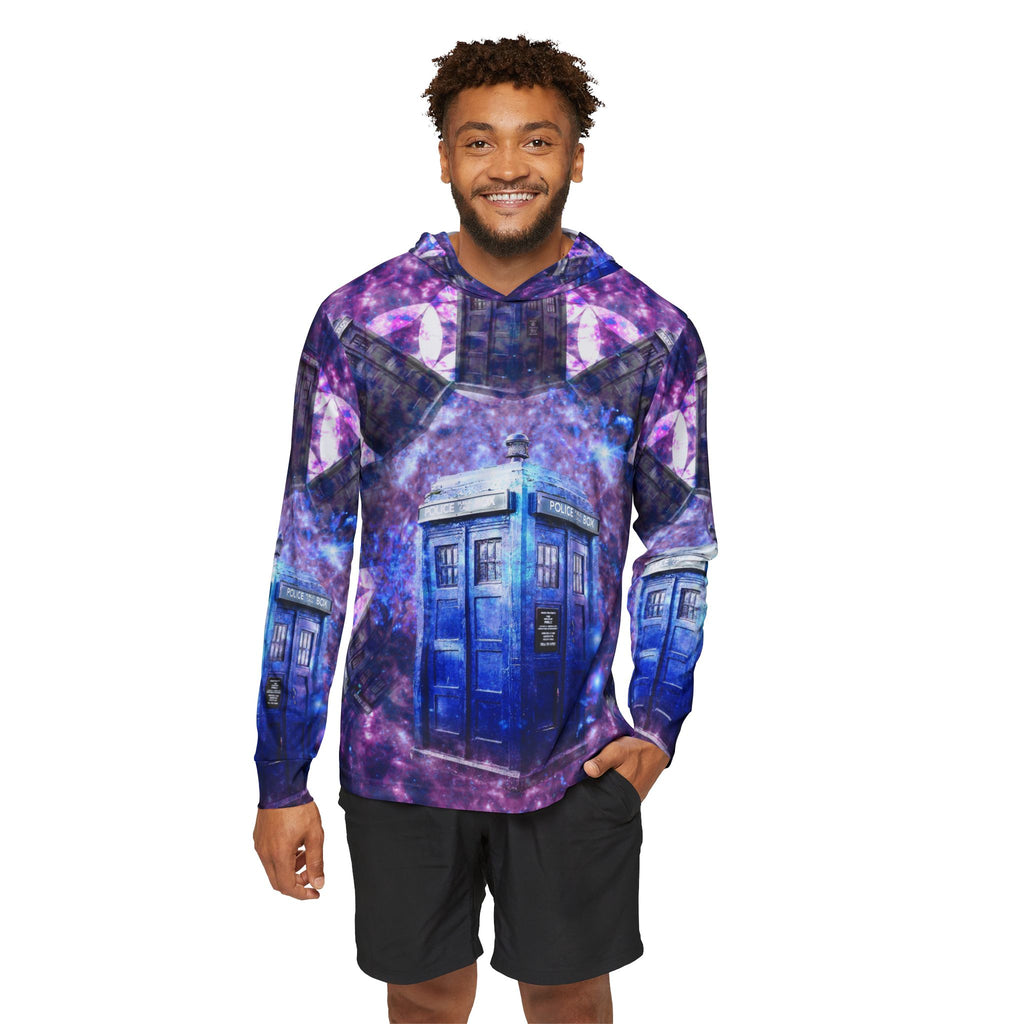 Katerina's Through TIme and Space Desires Doctor Meditations Men's Warmup Hoodie