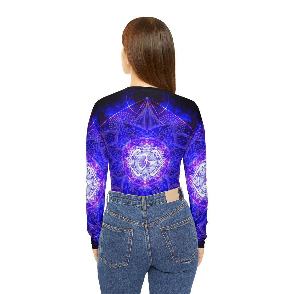Ajna Meditations Long Sleeve V-neck Shirt