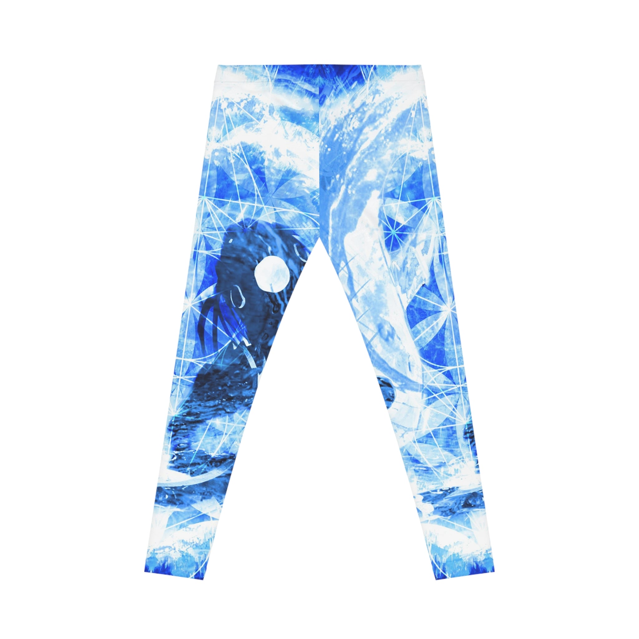 Amen Jin's Blue Sun Koi Meditations Women's Casual Leggings